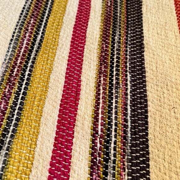 Woven Boho Rustic Long Table Runner 72 " - Picture 3 of 7